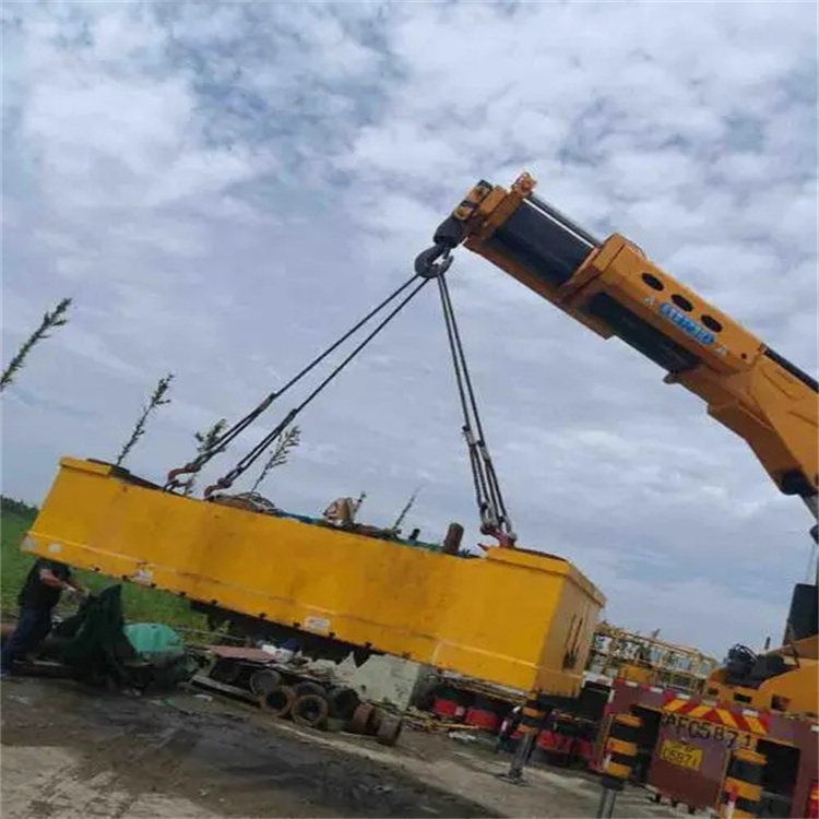 彭市镇吊运集装箱的吊车